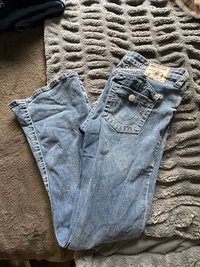 True Religion Women's Light Blue Boot Cut Jeans